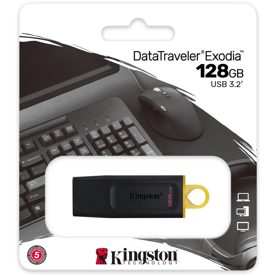 Kingston DataTraveler Exodia 128GB USB 3.2 (Gen 1) Flash Drive DTX/128GB