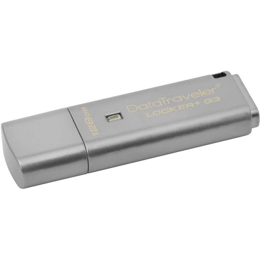 Kingston DataTraveler Locker+ G3 128GB USB 3.0 Type A Flash Drive DTLPG3/128GB