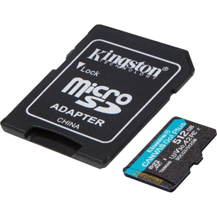 Kingston Canvas Go! Plus 512 GB Class 10/UHS-I (U3) microSDXC SDCG3/512GB