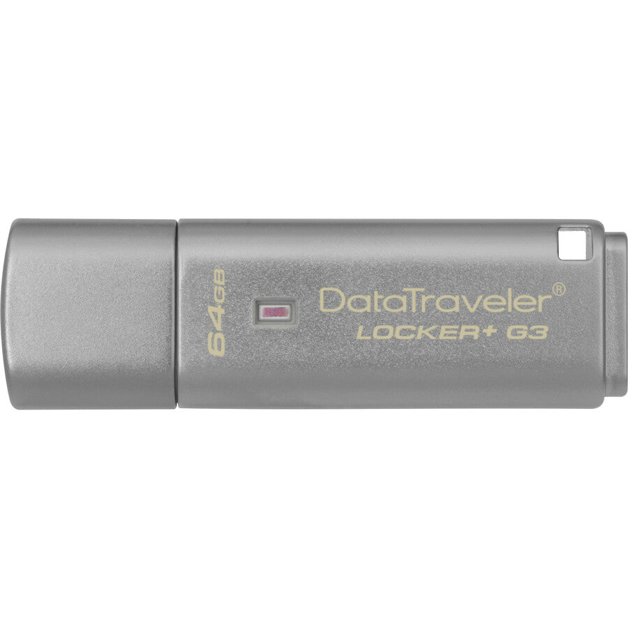 Kingston 64GB DataTraveler Locker+ G3 USB 3.0 Flash Drive DTLPG3/64GB