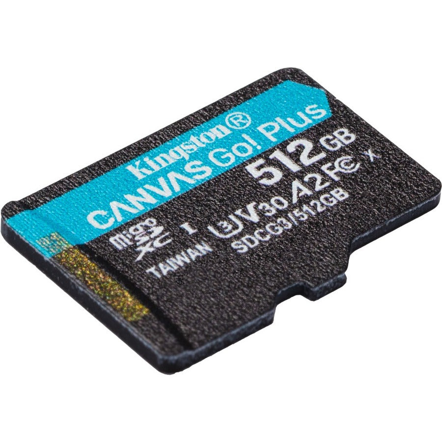 Kingston Canvas Go! Plus 512 GB Class 10/UHS-I (U3) microSDXC SDCG3/512GBSP