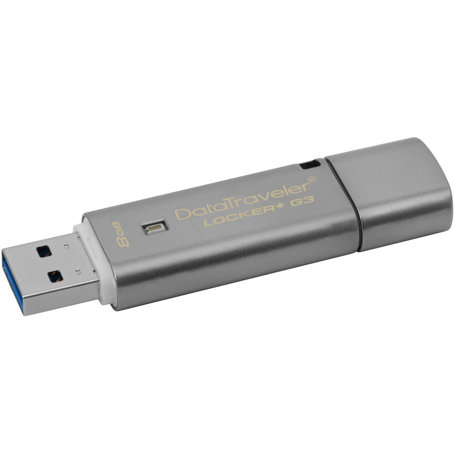 Kingston 8GB DataTraveler Locker+ G3 USB 3.0 Flash Drive DTLPG3/8GB