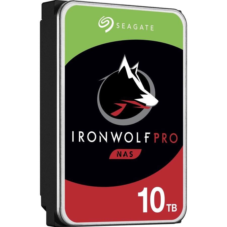 Seagate IronWolf Pro ST10000NE0008 10 TB Hard Drive - 3.5" Internal - SATA (SATA/600) - Conventional Magnetic Recording (CMR) Method ST10000NE0008