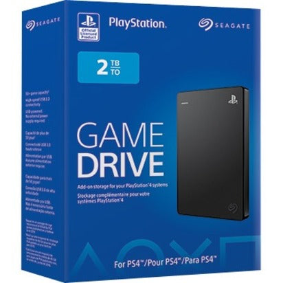 Seagate Game Drive STGD2000100 2 TB Hard Drive - External - Black STGD2000100