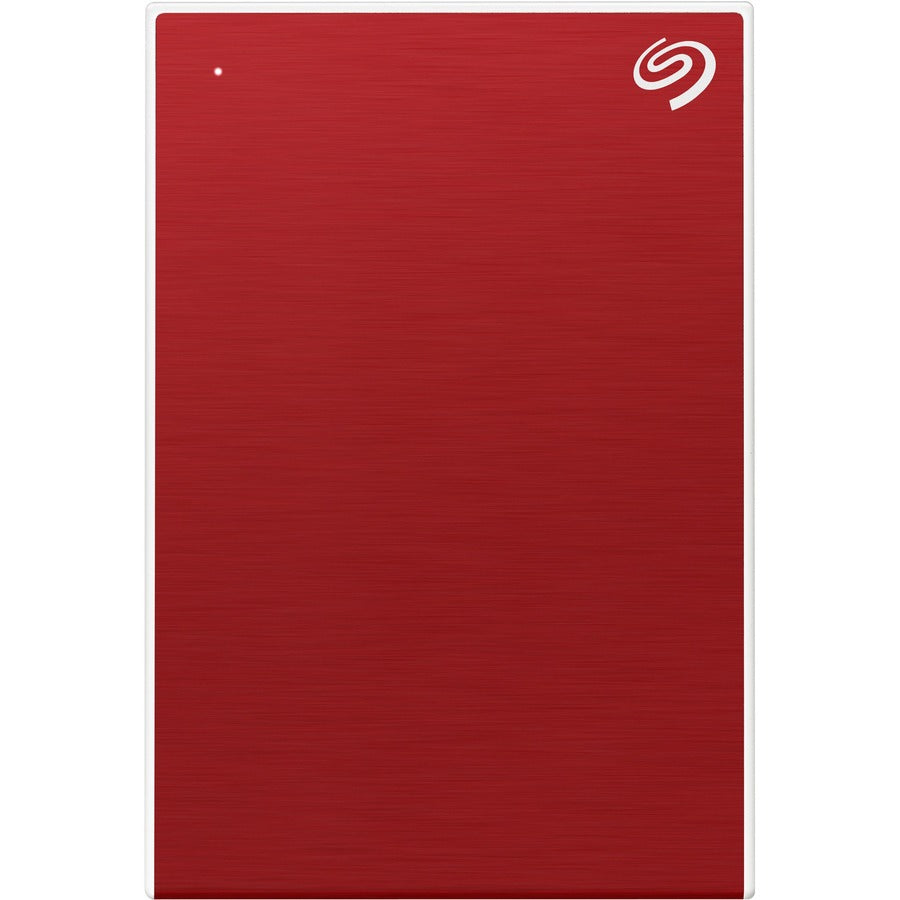 Seagate One Touch STKC4000403 4 TB Portable Hard Drive - 2.5" External - Red STKC4000403