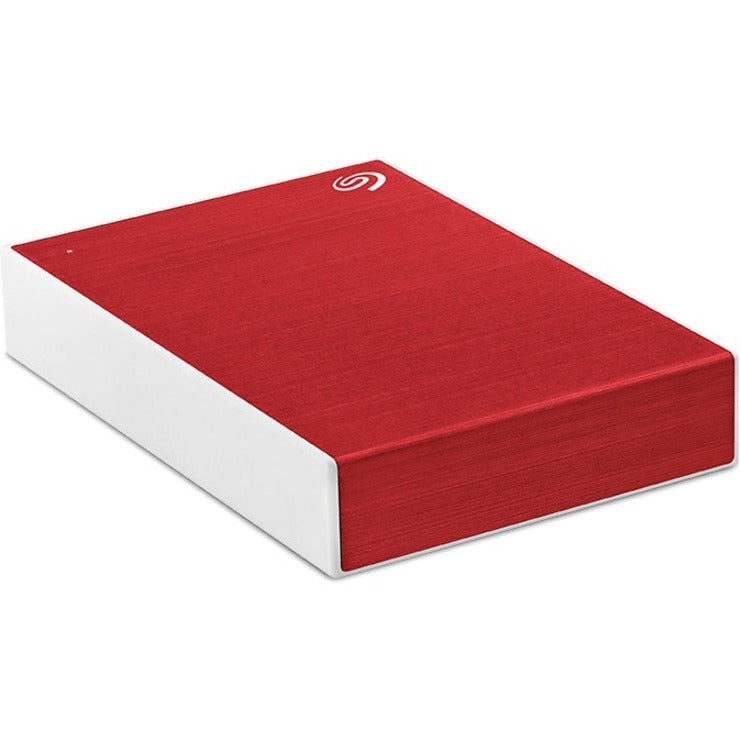 Seagate One Touch STKC4000403 4 TB Portable Hard Drive - 2.5" External - Red STKC4000403