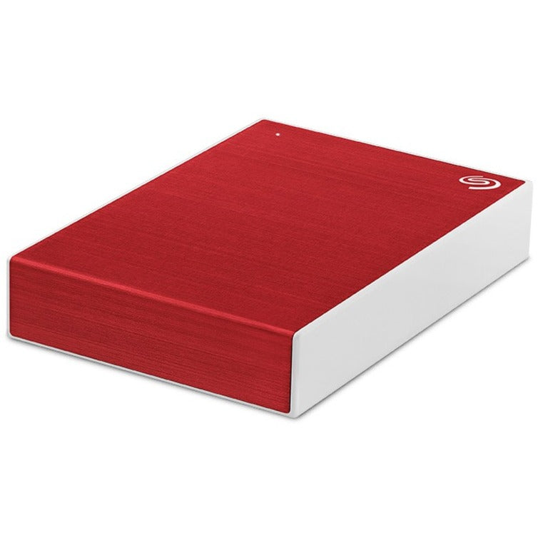 Seagate One Touch STKC4000403 4 TB Portable Hard Drive - 2.5" External - Red STKC4000403