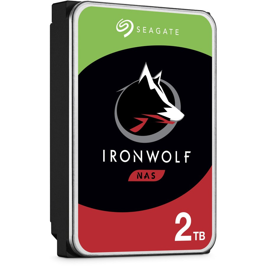 Seagate IronWolf ST2000VN004 2 TB Hard Drive - 3.5" Internal - SATA (SATA/600) - Conventional Magnetic Recording (CMR) Method ST2000VN004