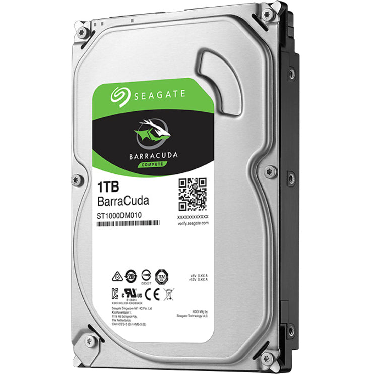 Seagate BarraCuda ST1000DM010 1 TB Hard Drive - 3.5" Internal - SATA (SATA/600) ST1000DM010