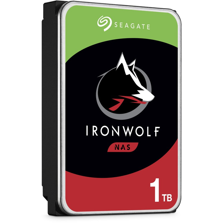 Seagate IronWolf ST1000VN002 Disque dur 1 To - 3,5" interne - SATA (SATA/600) - Méthode d'enregistrement magnétique conventionnel (CMR) ST1000VN002