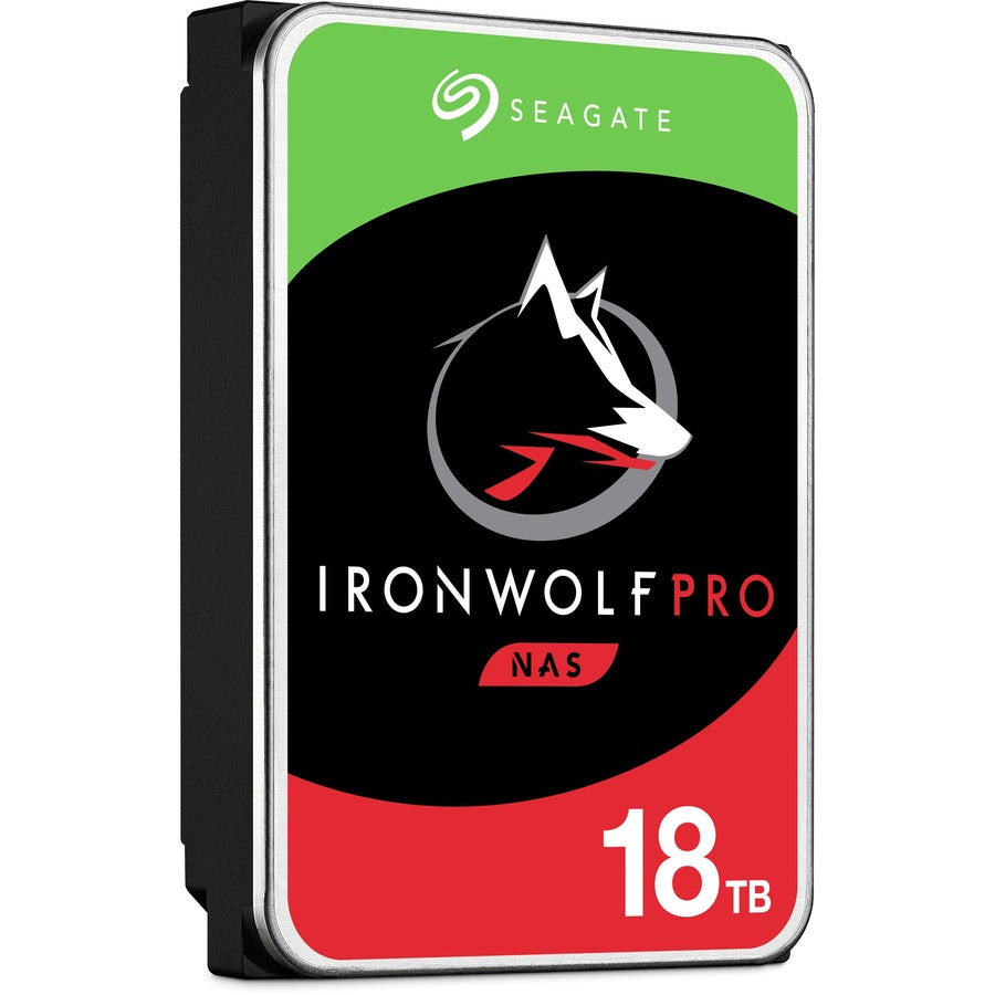 Seagate IronWolf Pro ST18000NE000 18 TB Hard Drive - 3.5" Internal - SATA (SATA/600) - Conventional Magnetic Recording (CMR) Method ST18000NE000