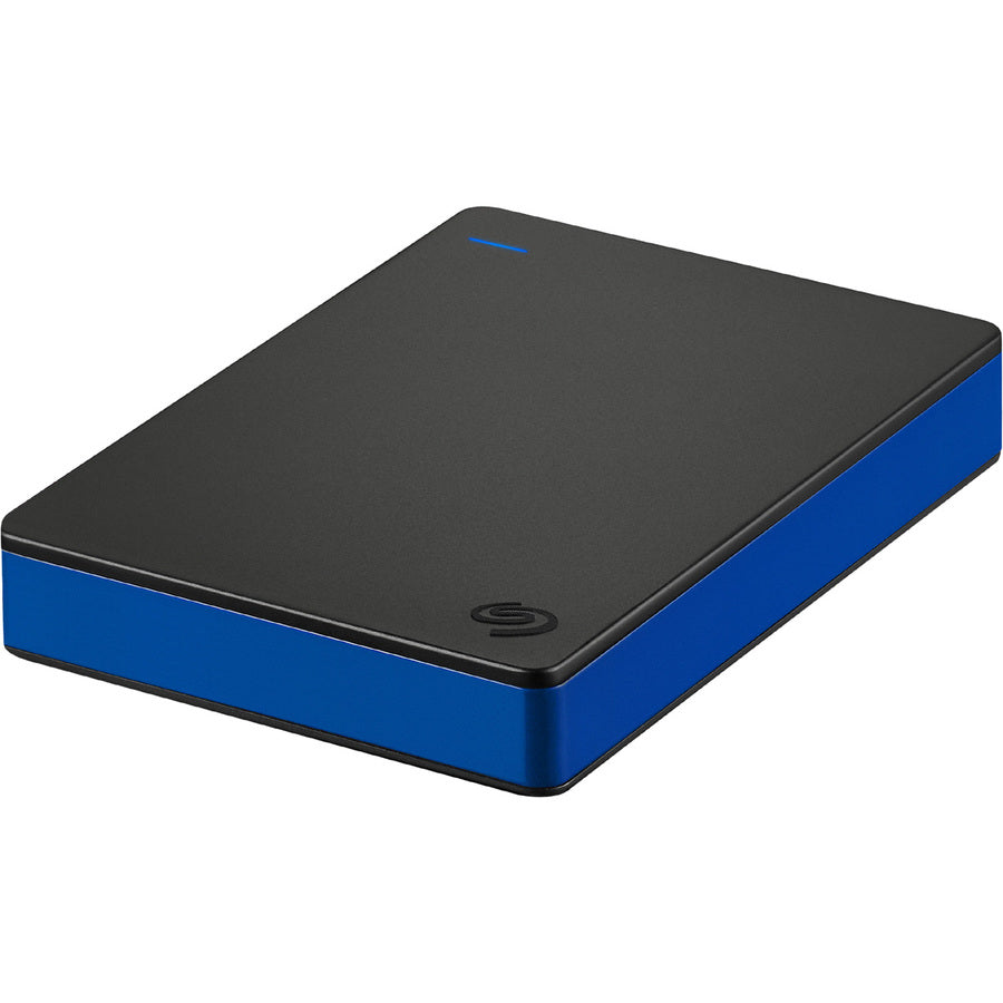 Seagate Game Drive STGD4000400 4 TB Portable Hard Drive - External - Black, Blue STGD4000400