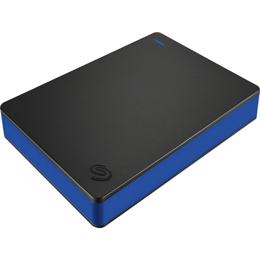 Seagate Game Drive STGD4000400 4 TB Portable Hard Drive - External - Black, Blue STGD4000400