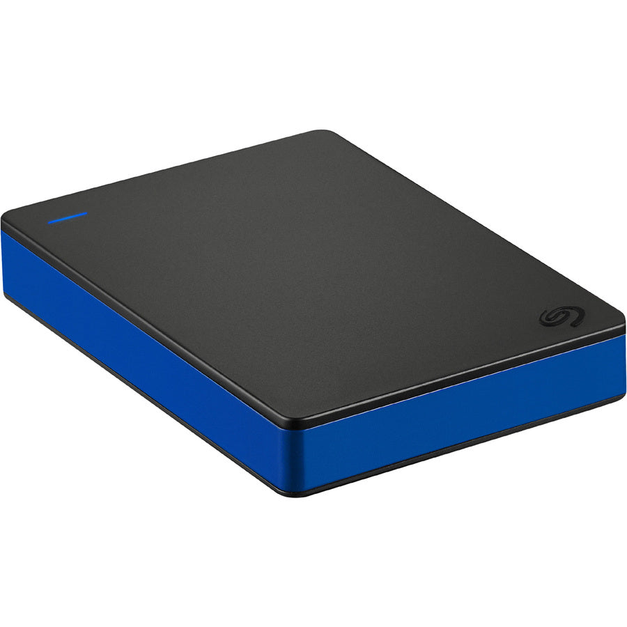 Seagate Game Drive STGD4000400 4 TB Portable Hard Drive - External - Black, Blue STGD4000400