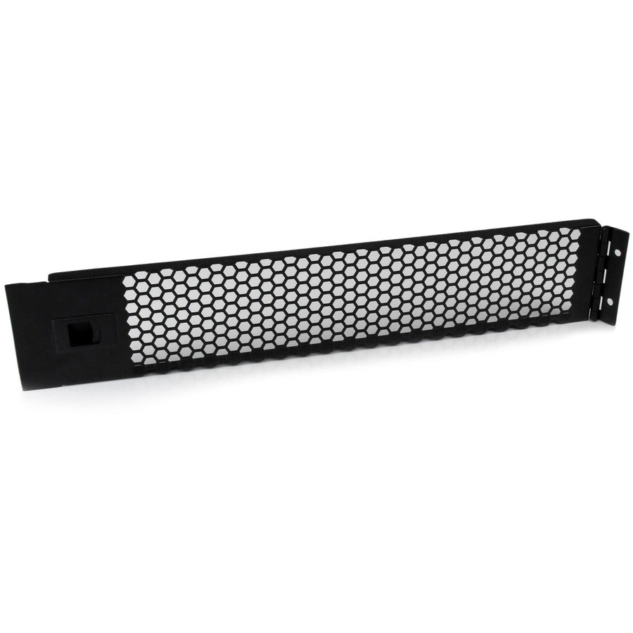 Panneau d'obturation StarTech.com - 2U - Ventilé - Panneau de rack à charnière - 19 pouces - Conforme TAA - Installation sans outil - Panneau de remplissage RKPNLHV2U