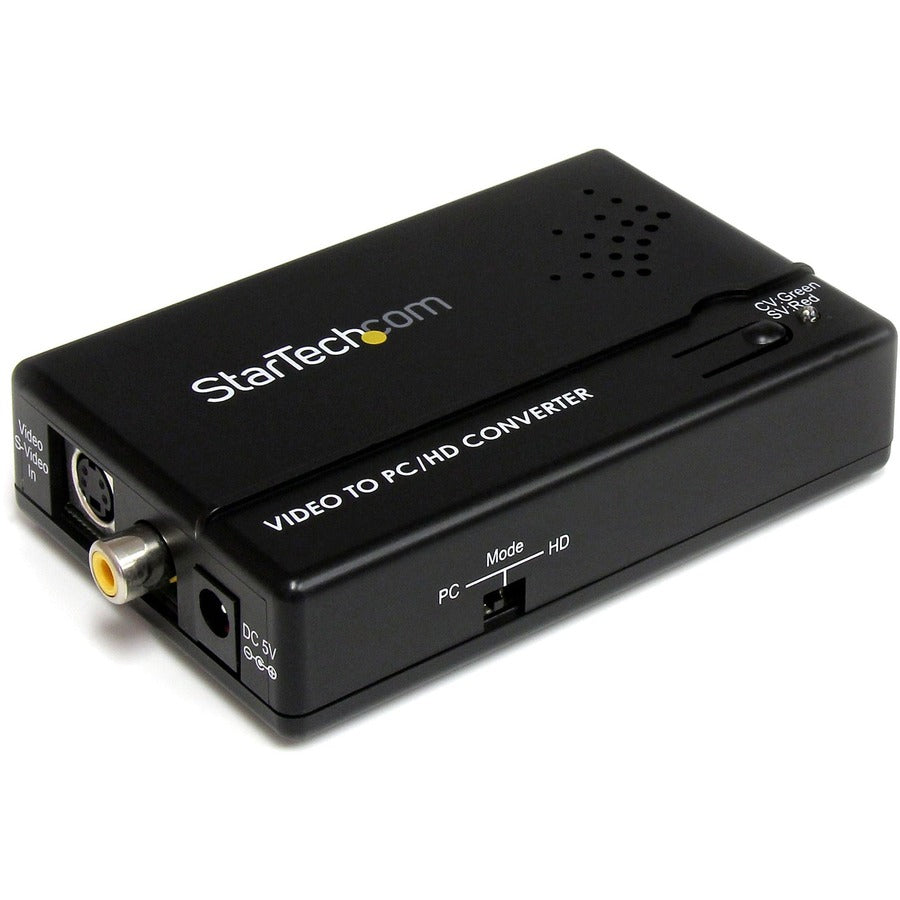 StarTech.com Composite and S-Video to VGA Video Scan Converter VID2VGATV2