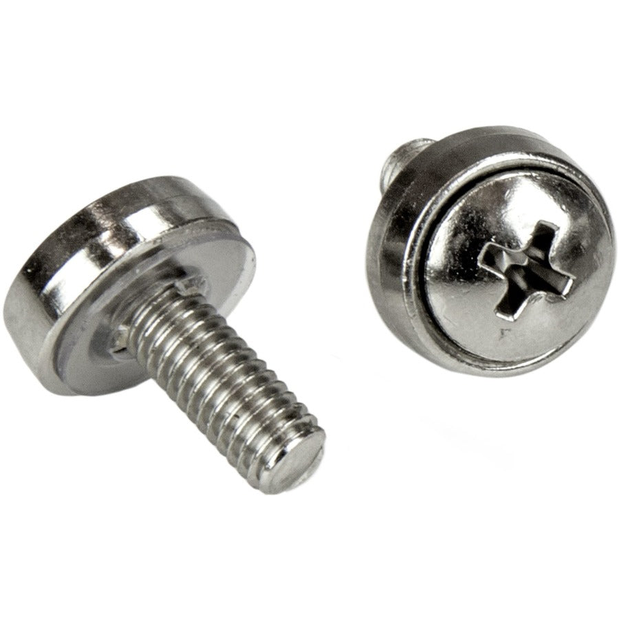 StarTech.com Rack Screws - 20 Pack - Installation Tool - 12 mm M5 Screws - M5 Nuts - Cabinet Mounting Screws and Cage Nuts CABSCRWM520