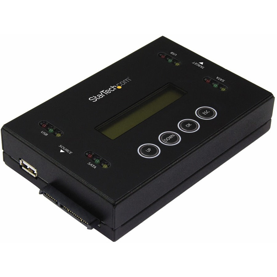 StarTech.com Drive Duplicator and Eraser for USB Flash Drives & 2.5 / 3.5" SATA SSDs/HDDs - 1:1 duplication plus cross-interface - Standalone SU2DUPERA11