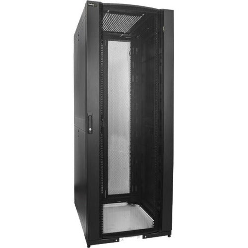 StarTech.com Armoire rack serveur 42U - Boîtier 37 po de profondeur - Armoire réseau extra large 30 po - Armoire serveur rack - Armoire de données RK4242BK30