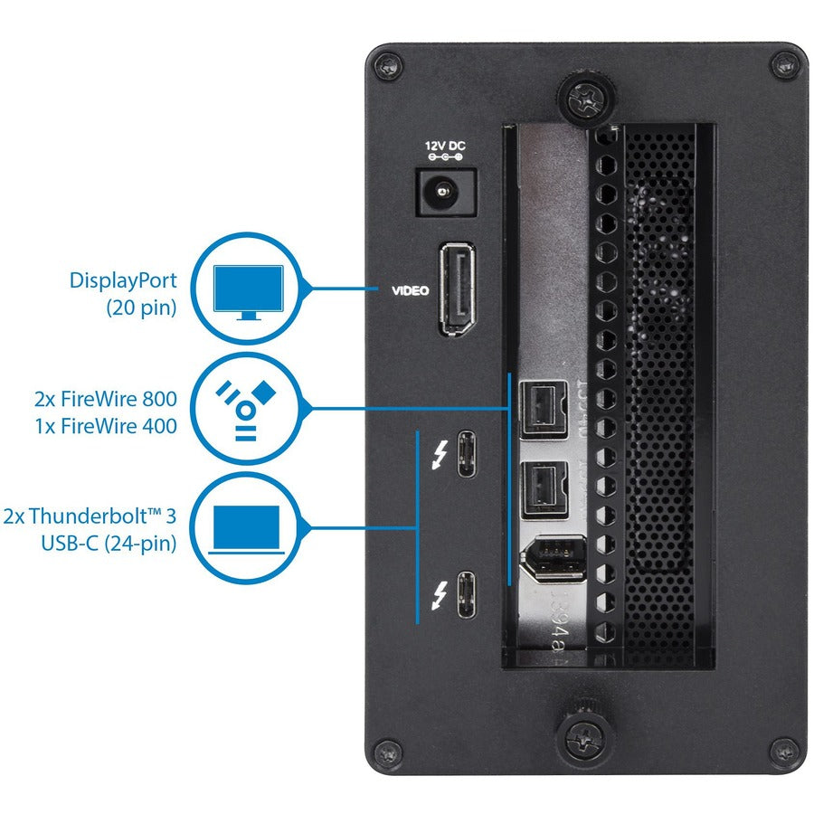 StarTech.com Adaptateur Thunderbolt 3 vers FireWire - Boîtier PCI externe - Carte PCIe plus châssis TB3 BNDTB1394B3