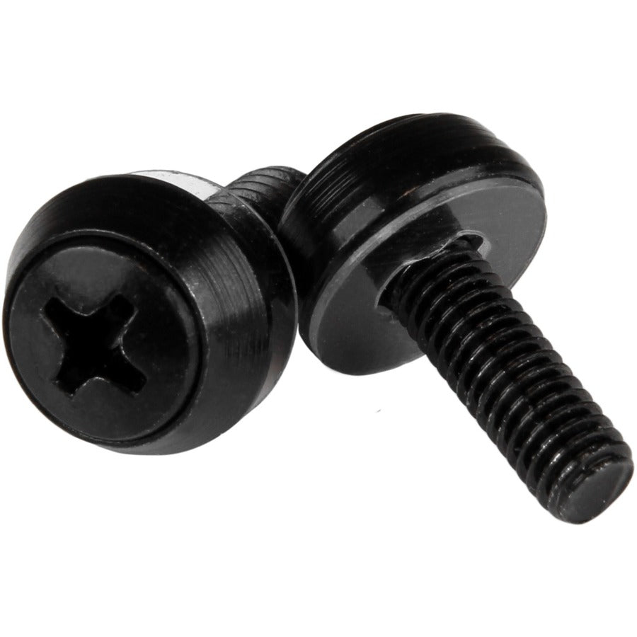 StarTech.com M5 x 12mm - Screws - 50 Pack, Black - M5 Mounting Screws for Server Rack & Cabinet CABSCREWSB