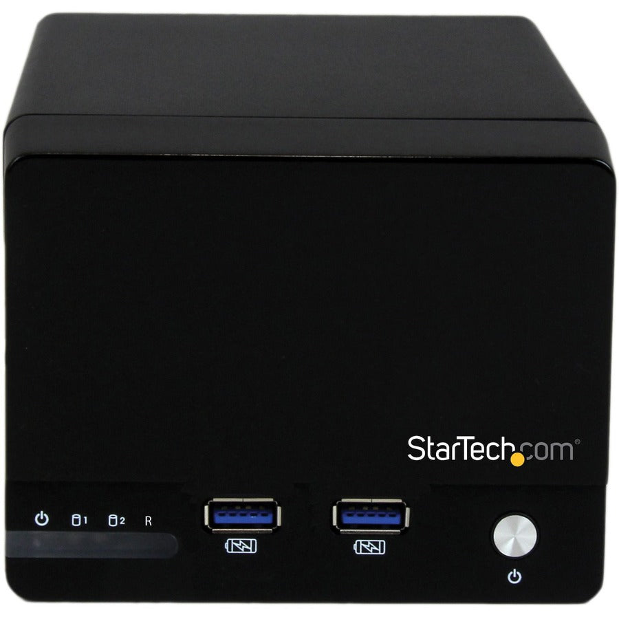 StarTech.com USB 3.0 Dual 3.5in SATA III Hard Drive RAID Enclosure with Fast Charge USB Hub & UASP S352BU33HR