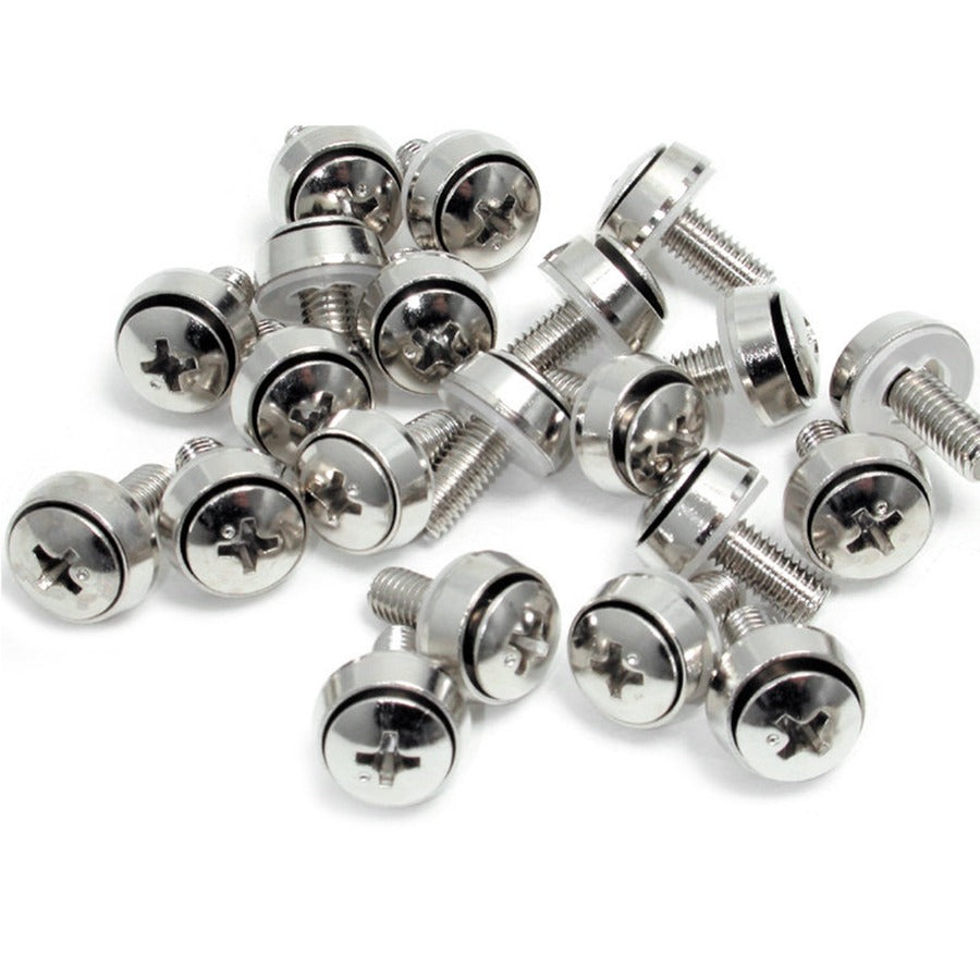 StarTech.com M6 x 12mm - Screws - 100 Pack - M6 Mounting Screws for Server Rack & Cabinet CABSCREWSM62