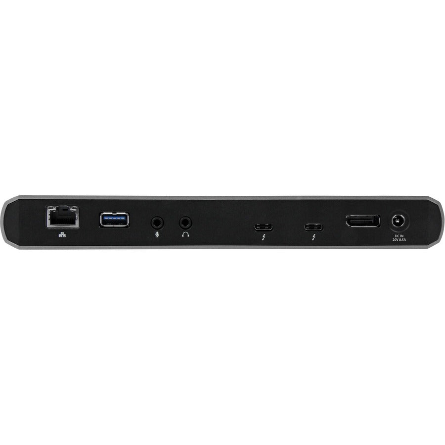 StarTech.com Station d'accueil Thunderbolt 3 Dual-4K pour ordinateurs portables - Aucune installation de pilote requise - Windows uniquement - Station d'accueil Thunderbolt 3 avec vidéo Dual-4K - Câble TB TB3DK2DPW inclus