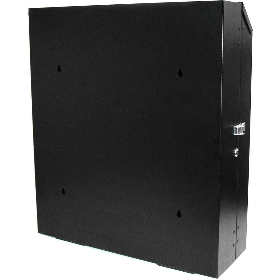 StarTech.com Wallmount Server Rack with Dual Fans and Lock - Vertical Mounting Rack for Server - 4U RK419WALVS