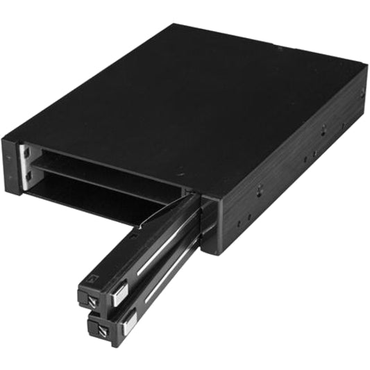 StarTech.com Dual-Bay 2.5in SATA SSD / HDD Rack for 3.5in Front Bay - Trayless SATA Backplane - RAID HSB225S3R