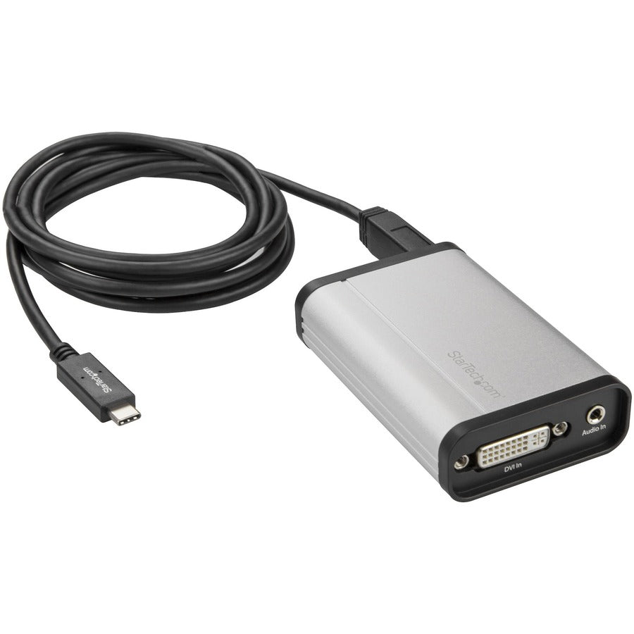 StarTech.com StarTech.com DVI to USB C Video Capture Device - USB Capture Card - Windows and Mac - DirectShow Compatible - 1080p 60fps - USBC2DVCAPRO USBC2DVCAPRO