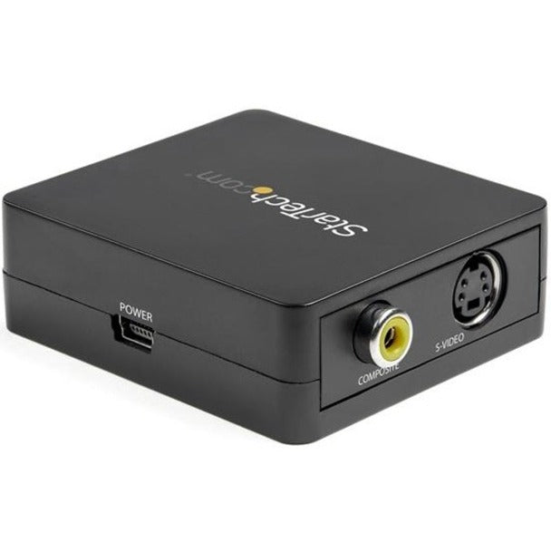 StarTech.com Convertisseur VGA vers RCA et S-Vidéo 1080p - Alimenté par USB - Entrée VGA haute résolution avec mise à l'échelle dynamique (VGA2VID2) VGA2VID2