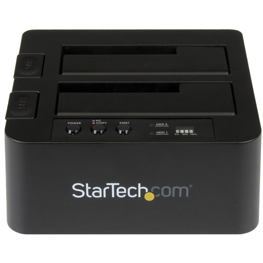 StarTech.com USB 3.1 (10Gbps) Standalone Duplicator Dock for 2.5" & 3.5" SATA SSD / HDD Drives - with Fast-Speed Duplication up to 28GB/min SDOCK2U313R