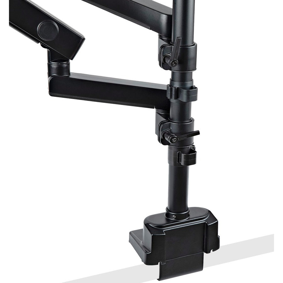 StarTech.com Desk Mount Dual Monitor Arm, Height Adjustable Full Motion Monitor Mount for 2x VESA Displays up to 32"/17lb, Stackable Arms ARMDUALPIVOT