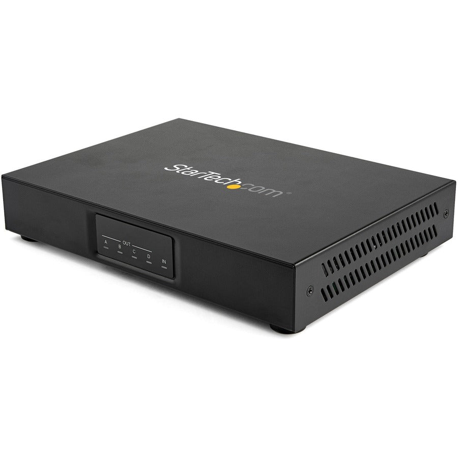 StarTech.com Contrôleur mural vidéo HDMI 2x2, entrée 4K 60 Hz vers 4 sorties 1080p, processeur multi-écran 1 à 4 ports, contrôle RS-232/Ethernet ST124HDVW