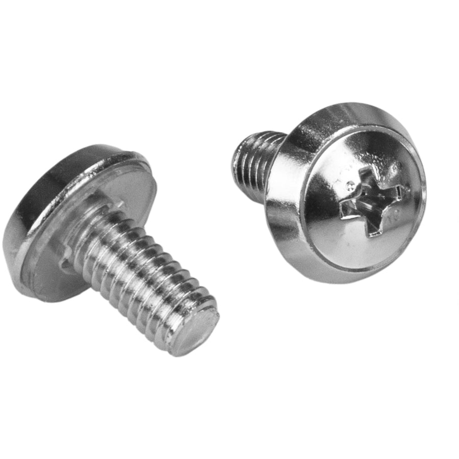 StarTech.com 100 Pkg M6 Mounting Screws and Cage Nuts for Server Rack Cabinet CABSCREWM62