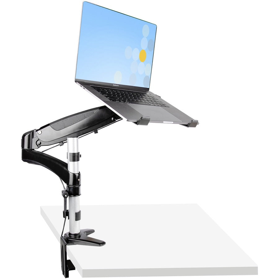 StarTech.com Desk Mount Laptop Arm, Full Motion Articulating Arm/Stand for Laptop or 34 inch Monitor, VESA Mount Laptop Tray, Adjustable ARMUNONB1