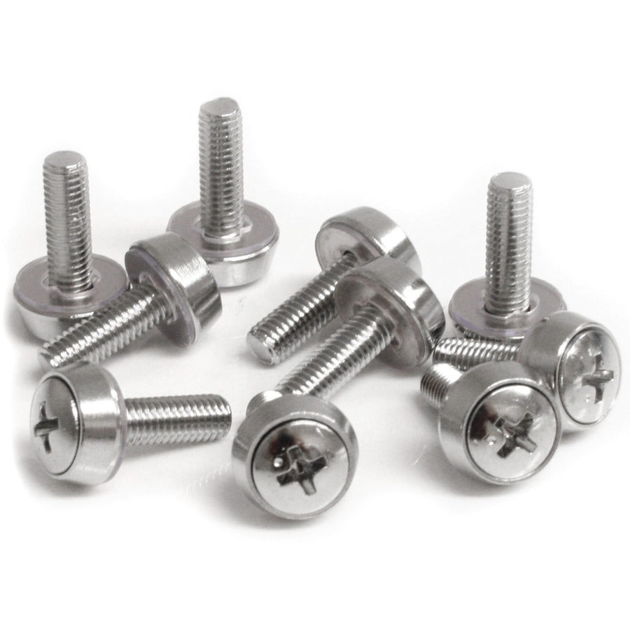 StarTech.com M5 x 12mm - Screws - 100 Pack - M5 Mounting Screws for Server Rack & Cabinet CABSCREWSM5