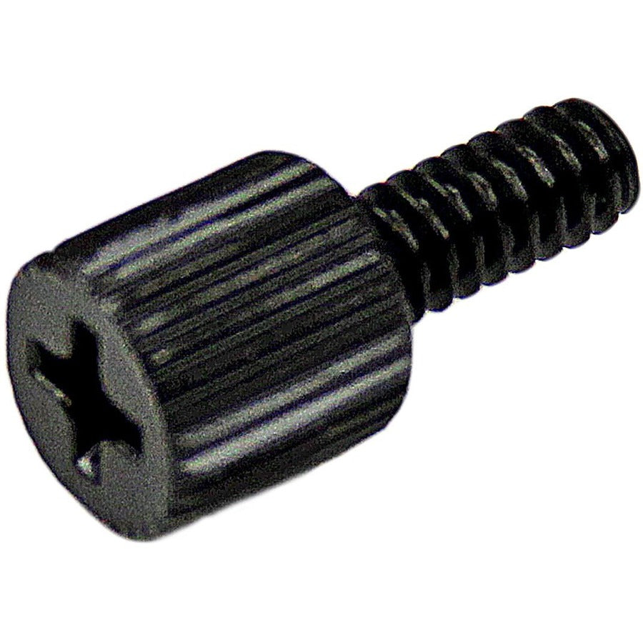 StarTech.com StarTech.com 6-32, 5/16in Long Black Metal Computer Case Thumbscrew - Pkg of 50 - Metal Thumbscrews - PC Case Thumbscrew - 8 mm (pack of 50 ) SCREWTHUMB