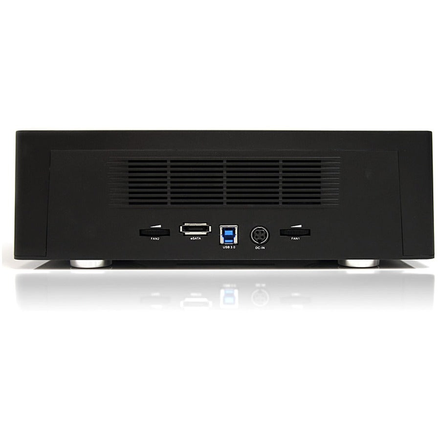 StarTech.com Station d'accueil pour duplicateur de disque dur HDD 1:3 autonome USB 3.0 eSATA vers SATA 4 baies SATDOCK4U3RE