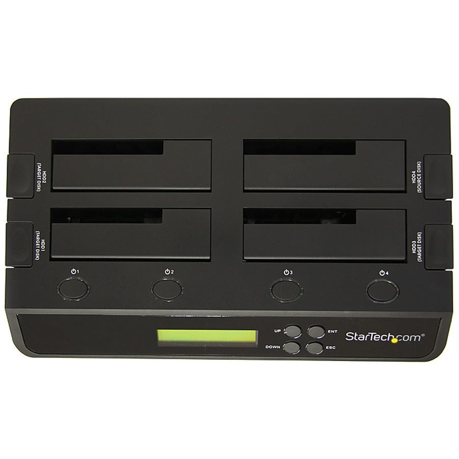 StarTech.com Station d'accueil pour duplicateur de disque dur HDD 1:3 autonome USB 3.0 eSATA vers SATA 4 baies SATDOCK4U3RE