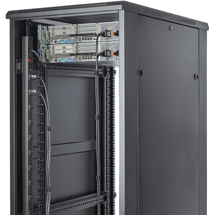 Star Tech.com Server Rack PDU with 24 Outlets - Power Distribution Unit for 42U Racks or Cabinets - 0U RKPW247015