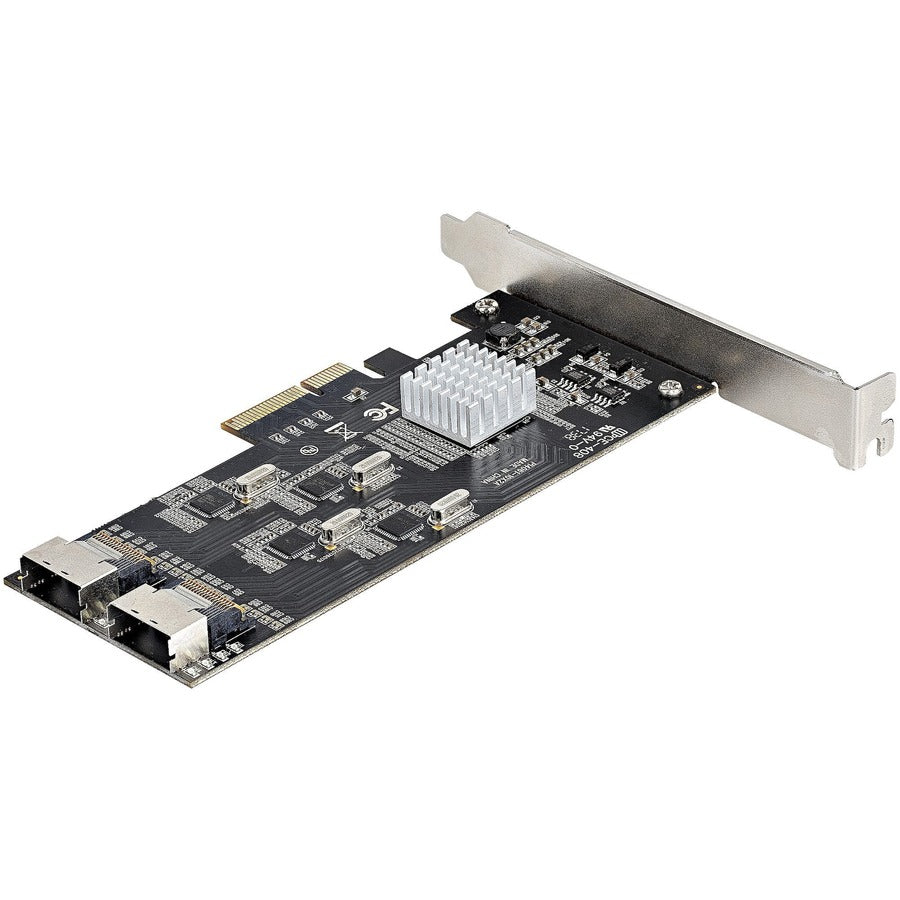 StarTech.com Carte PCIe SATA 8 ports, carte d'extension SATA PCI Express 6 Gbit/s avec 4 contrôleurs, carte adaptateur PCI-e x4 Gen 2 vers SATA III 8P6G-PCIE-SATA-CARD