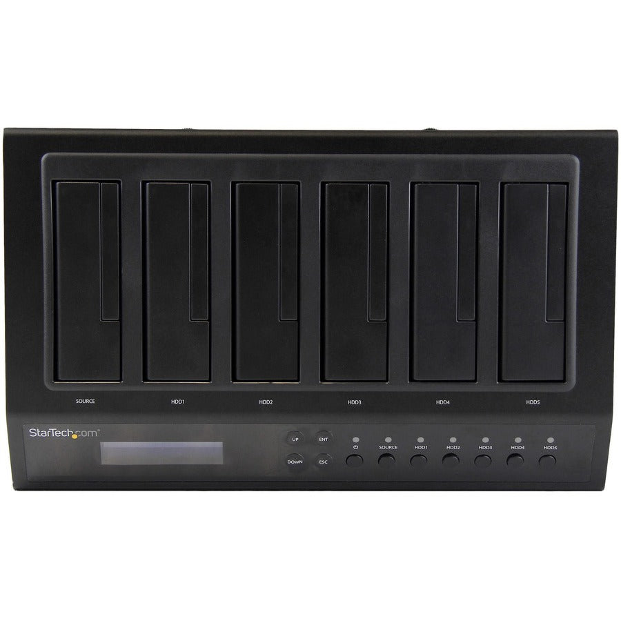 StarTech.com USB 3.0 / eSATA 6-Bay Hard Drive Duplicator Dock - 1:5 HDD / SSD Cloner and Eraser SATDOCK5U3ER