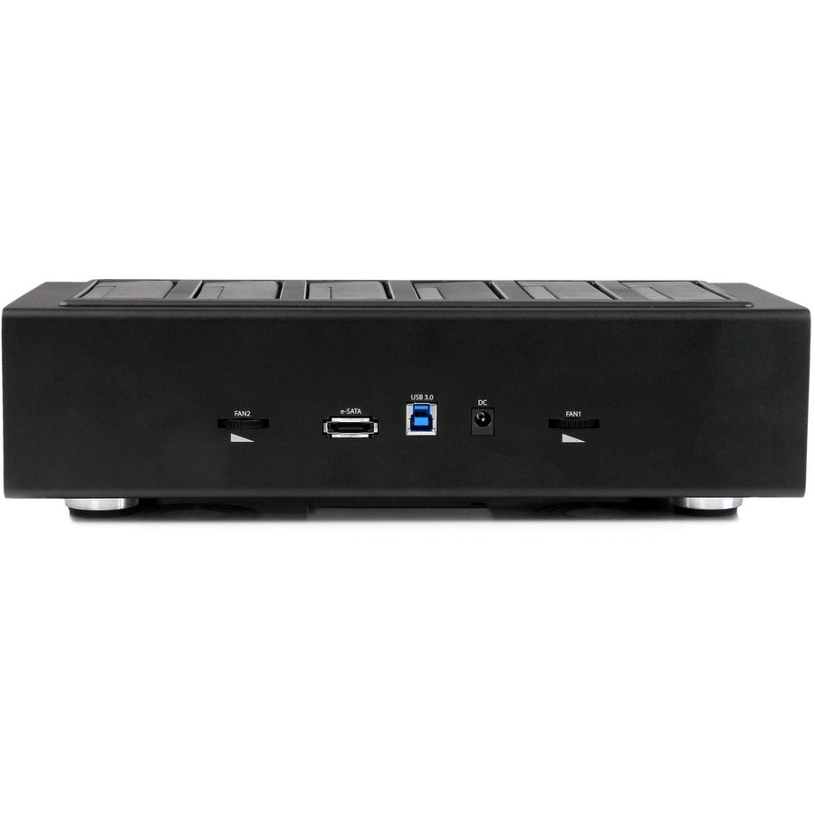 StarTech.com USB 3.0 / eSATA 6-Bay Hard Drive Duplicator Dock - 1:5 HDD / SSD Cloner and Eraser SATDOCK5U3ER