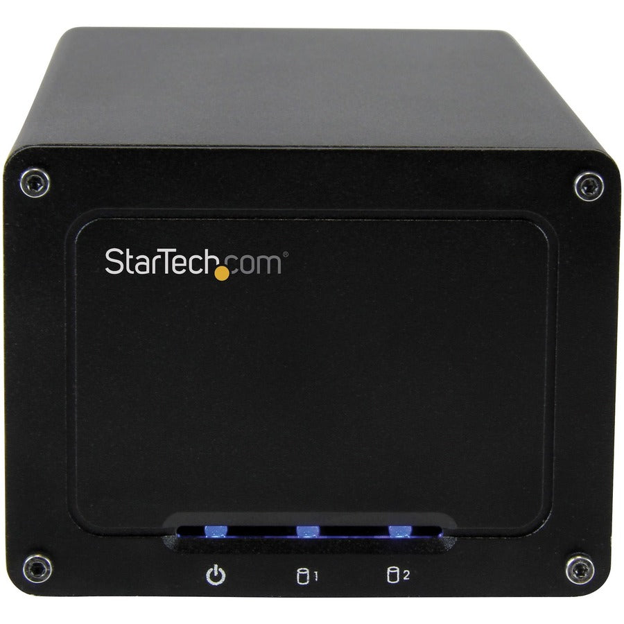 StarTech.com USB 3.1 (10Gbps) External Enclosure for Dual 2.5" SATA Drives - RAID - UASP - Compatible with USB 3.0 and 2.0 Systems S252BU313R