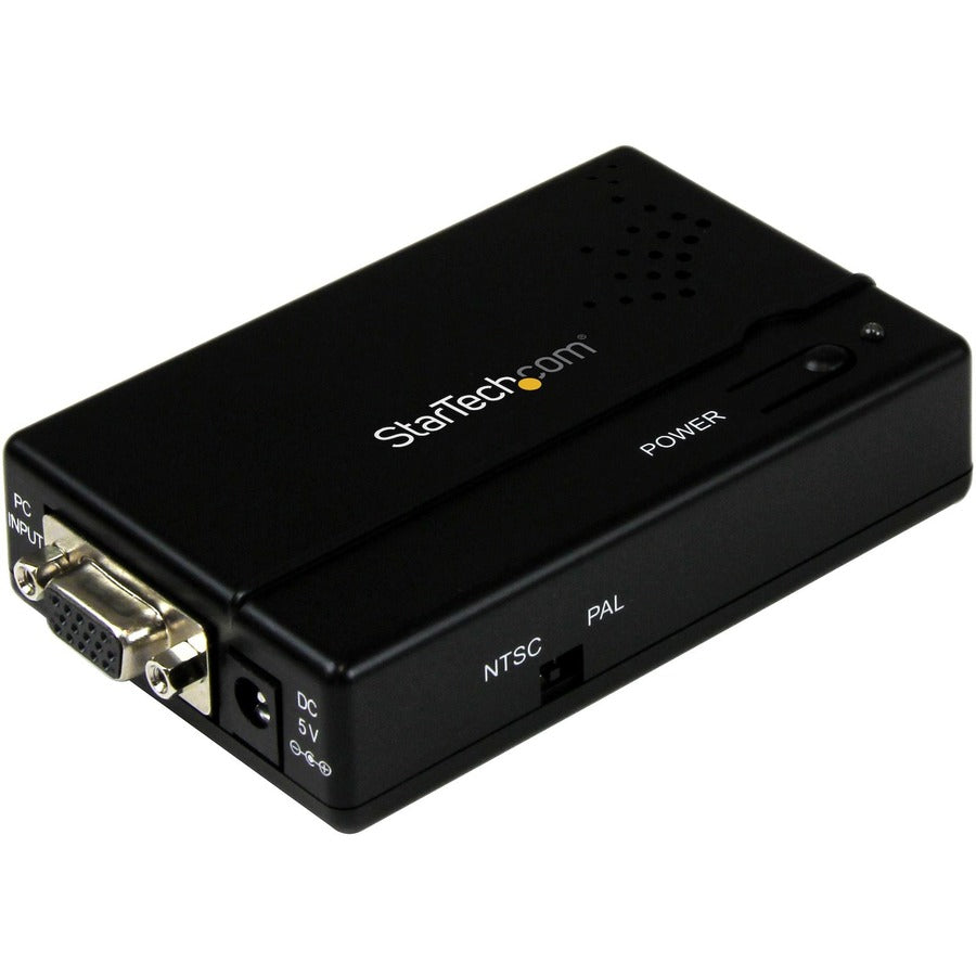 StarTech.com Convertisseur VGA vers Composite (RCA) ou S-Vidéo haute résolution - PC vers TV VGA2VID