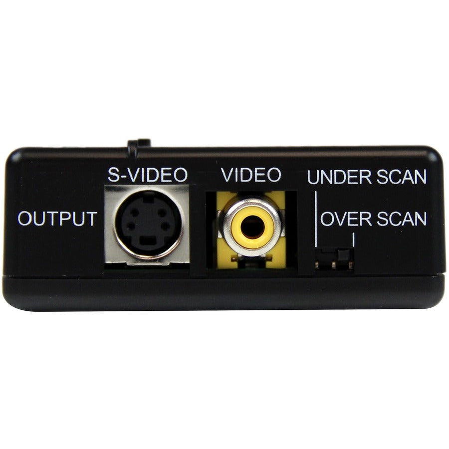 StarTech.com High Resolution VGA to Composite (RCA) or S-Video Converter - PC to TV VGA2VID