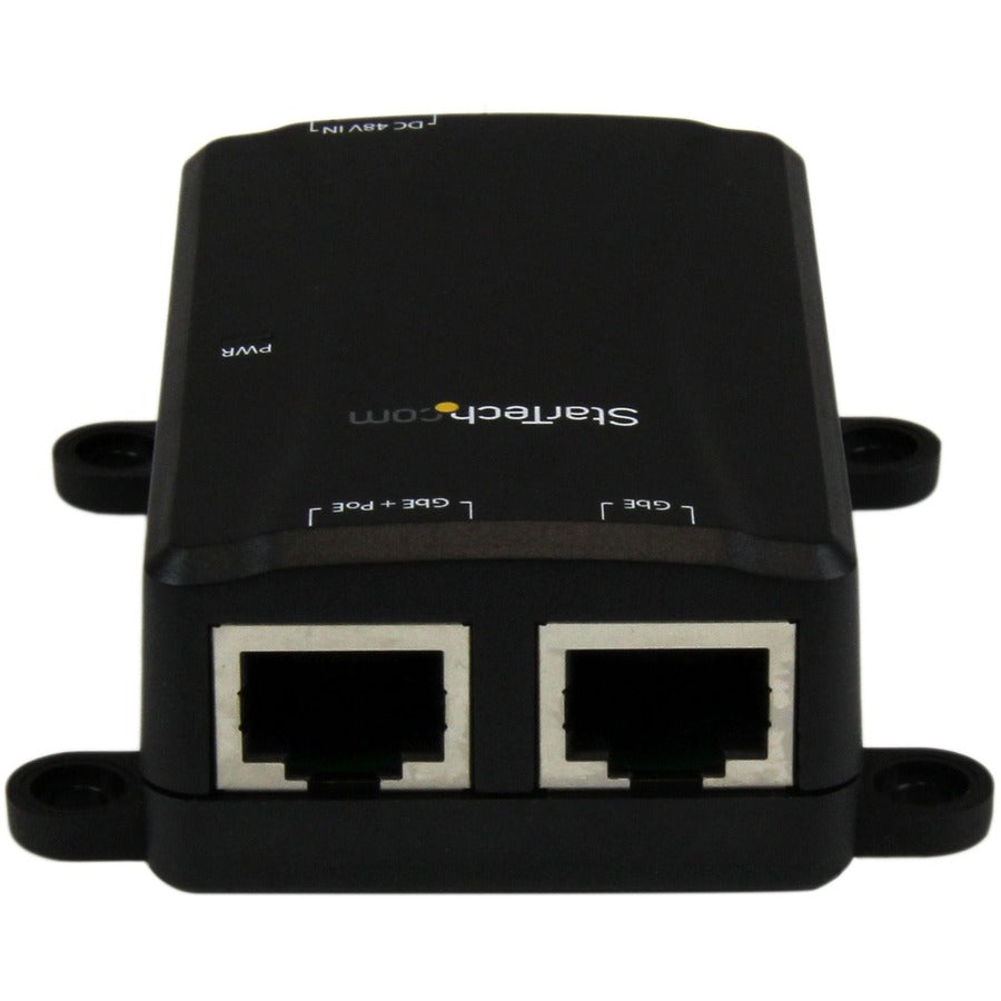 StarTech.com 1 Port Gigabit PoE Power over Ethernet Injector 48V / 30W - 802.3at / 802.3af - Wall-Mountable POEINJ1G