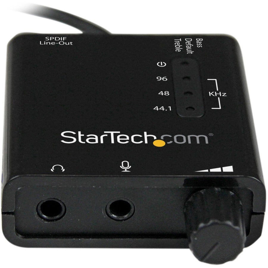 StarTech.com USB Stereo Audio Adapter External Sound Card with SPDIF Digital Audio ICUSBAUDIO2D